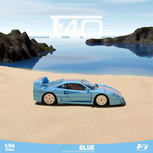 [PreSale] Findclassically 1:64 F40 Blue limited500 Diecast Model Car