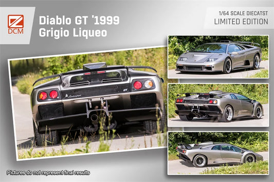 **Pre-order** DCM 1:64 diablo GT'S 1999 Diecast Model Car
