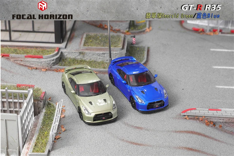 Focal Horizon FH 1:64 GT-R R35 Limited999 Diecast Model Car