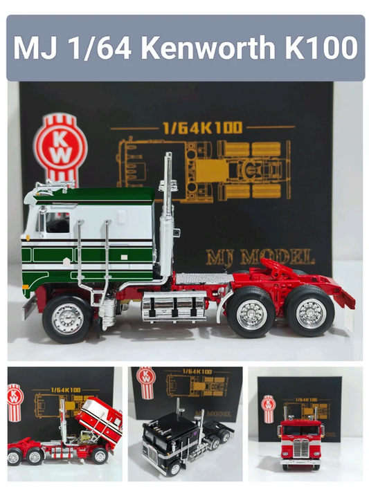 MJ Models 1:64 Kenworth K100 tractor Diecast Model Car