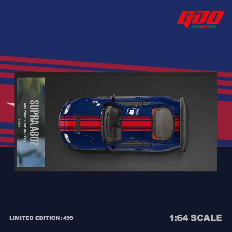 GDO Hunter x TM 1:64 SUPRA A80Z The Crew Diecast Model Car
