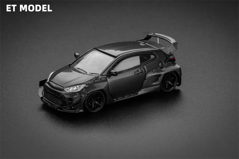 ET Model x Fuji 1:64 GR Yaris Pandem Rocket Bunny wide body Hot hatch limited499 Diecast Model Car