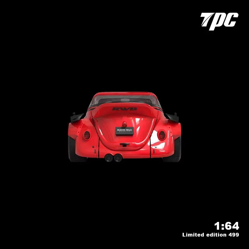 TPC 1:64 RWBbeetle SupRed limited499 Diecast Model Car
