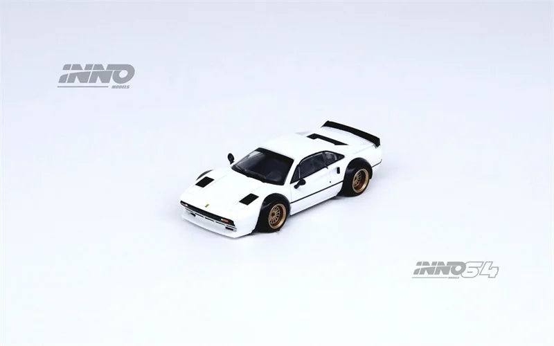 INNO 1:64 LBWK 308 GTB White Diecast Model Car