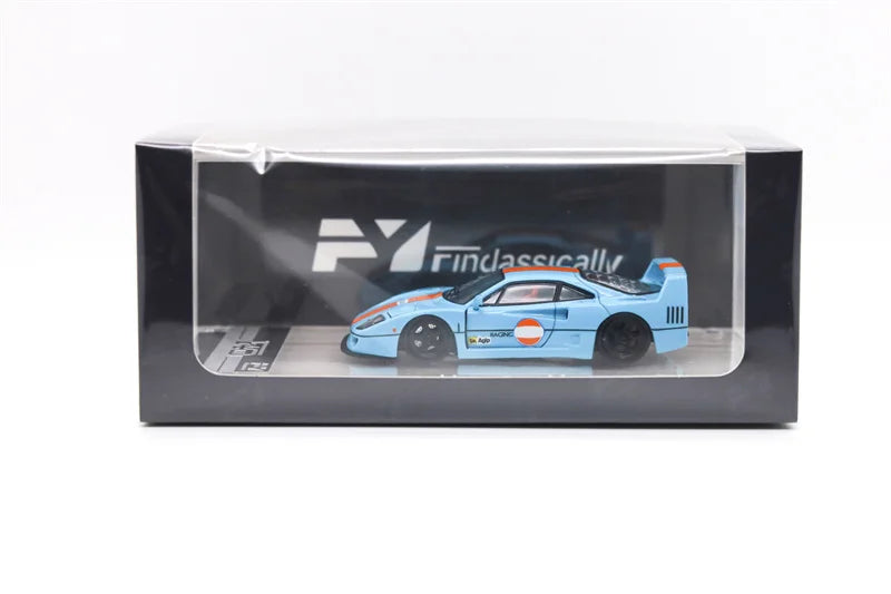 Findclassically 1:64 F40 Blue limited500 Diecast Model Car