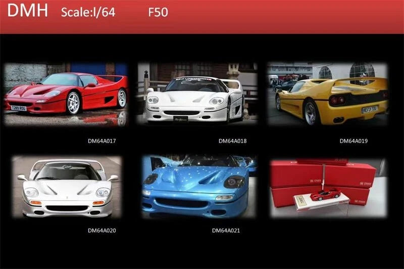 DMH 1:64 F50 Resin Model Car
