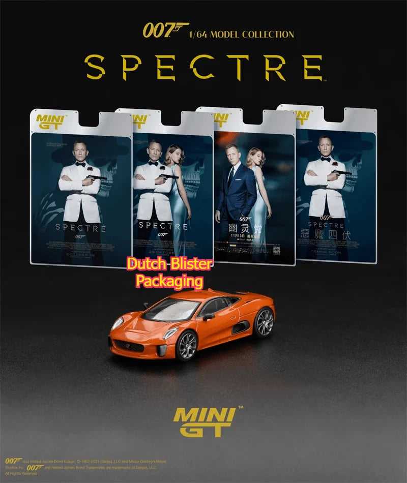 MINI GT 1:64 C-X75 Spectre Silver Diecast Model Car