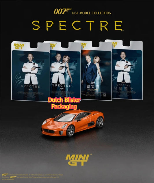 MINI GT 1:64 C-X75 Spectre Silver Diecast Model Car