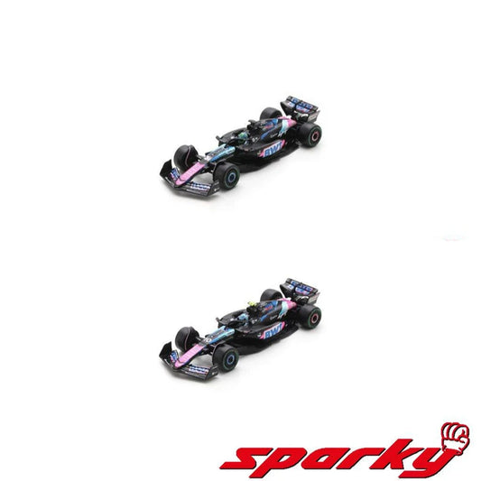 Sparky 1:64 2024 F1 BWT Alpine A524 No.31 No.10 Brazilian GP / MCL38 No.4 Singapore L.Norris Diecast Model Car