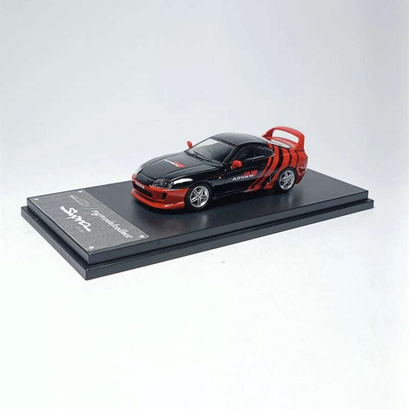 Model Collect MC 1:64 Supra RZ Mk4 A80 (JZA80) Bomex V1 Advan / White limited300 Diecast Model Car