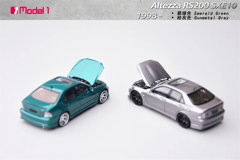 Model One 1:64 SXE10 RS200 Altezza Die-Cast Car Model Miniature Gifts