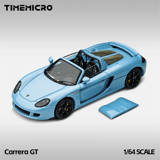 PreSale Time Micro 1:64 CARRERA GT Baby Blue ollection Miniature DieCast Model Car