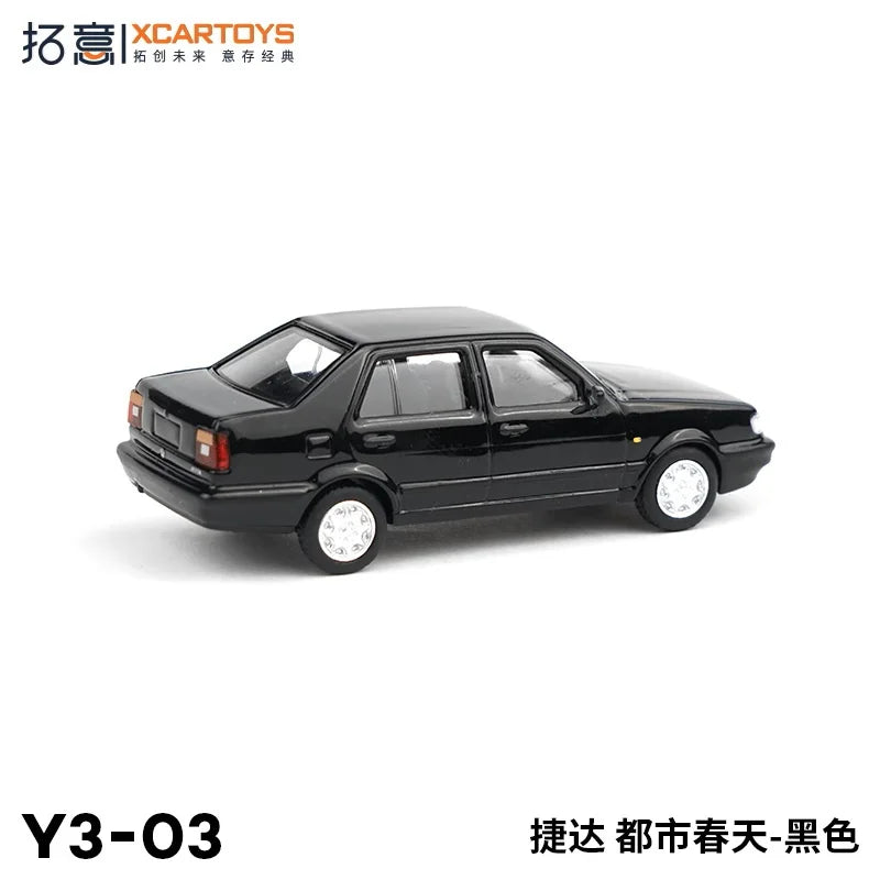 XCARTOYS 1:64 Jetta Urban Spring Black Diecast Model Car