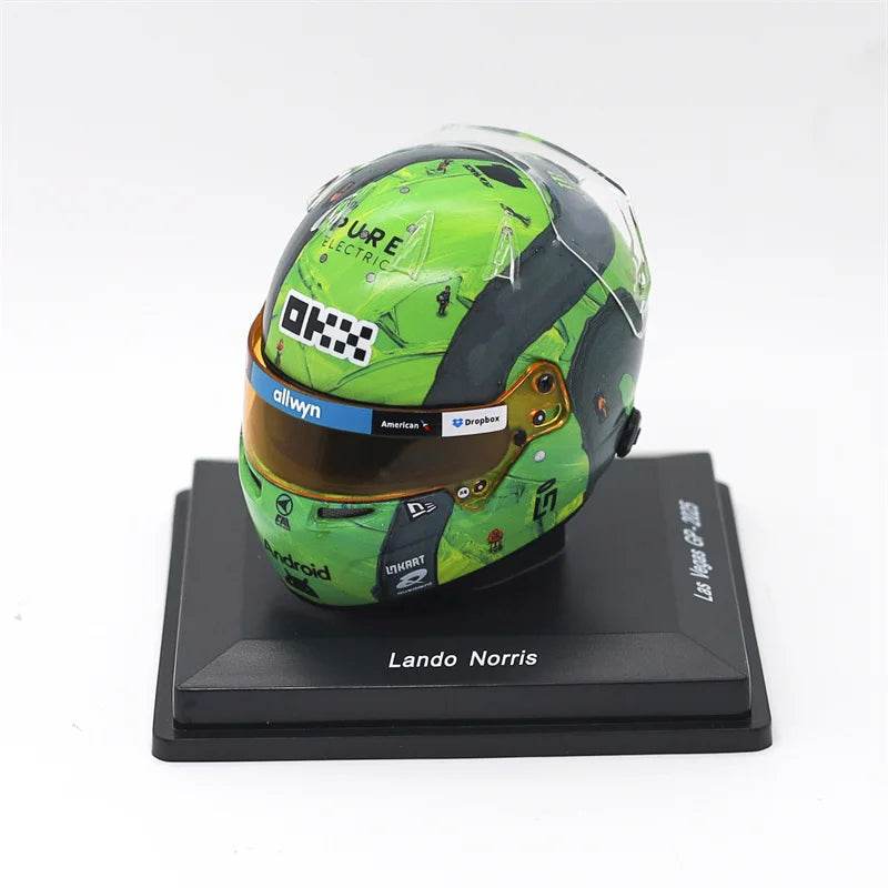 Spark 1:5 TEAM LANDO NORRIS 2025 helmet Model Miniature Gifts