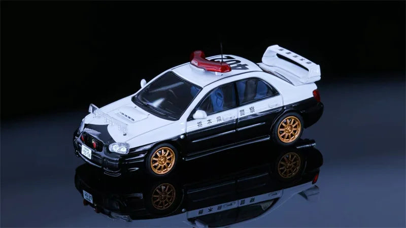Rollin 1:64 Impreza Japanese police Diecast Model Car