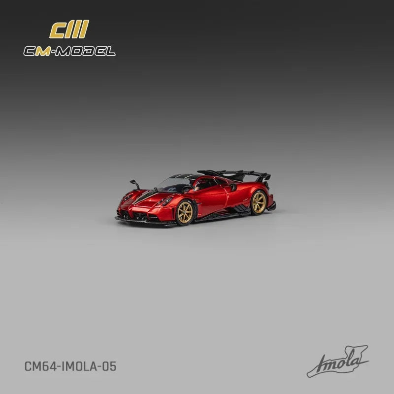 PreSale CM MODEL 1:64 Pagani Imola Metallic Red Collection Miniature DieCast Model Car
