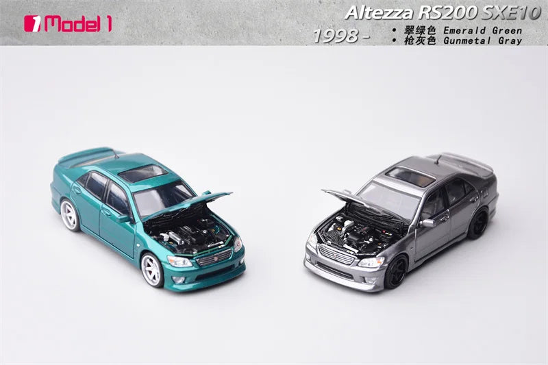 Model One 1:64 SXE10 RS200 Altezza Die-Cast Car Model Miniature Gifts
