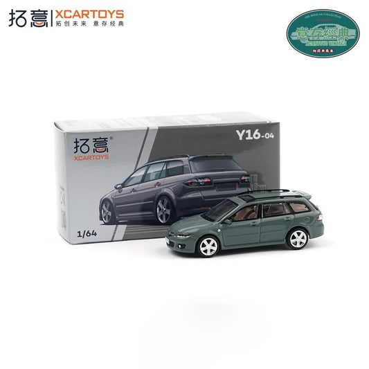 XCarToys 1:64 Mazda6 Touring Wagon Gray Diecast Model Car