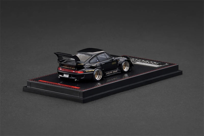 IG 1:64 RWB 993 Black Diecast Model Car