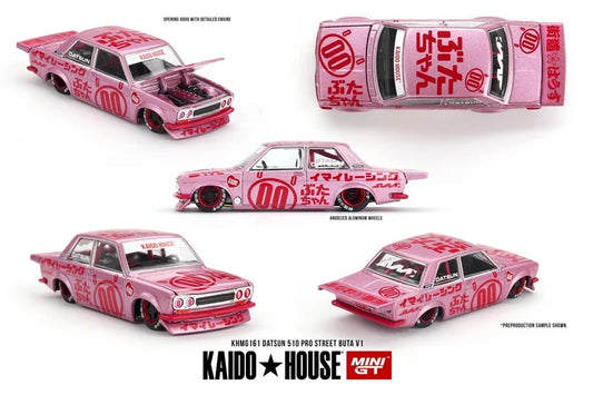 PreSale Kaido House MINI GT Datsun 510 Pro Street Buta V1 Collection Miniature Diecast Metal Model Car