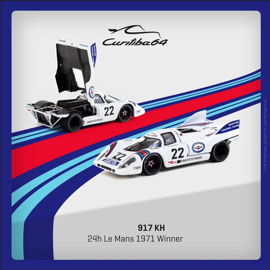 CURITIBA64 1:64 917 KH 24h Le Mans 1971 Winner #22 White Diecast Model Car