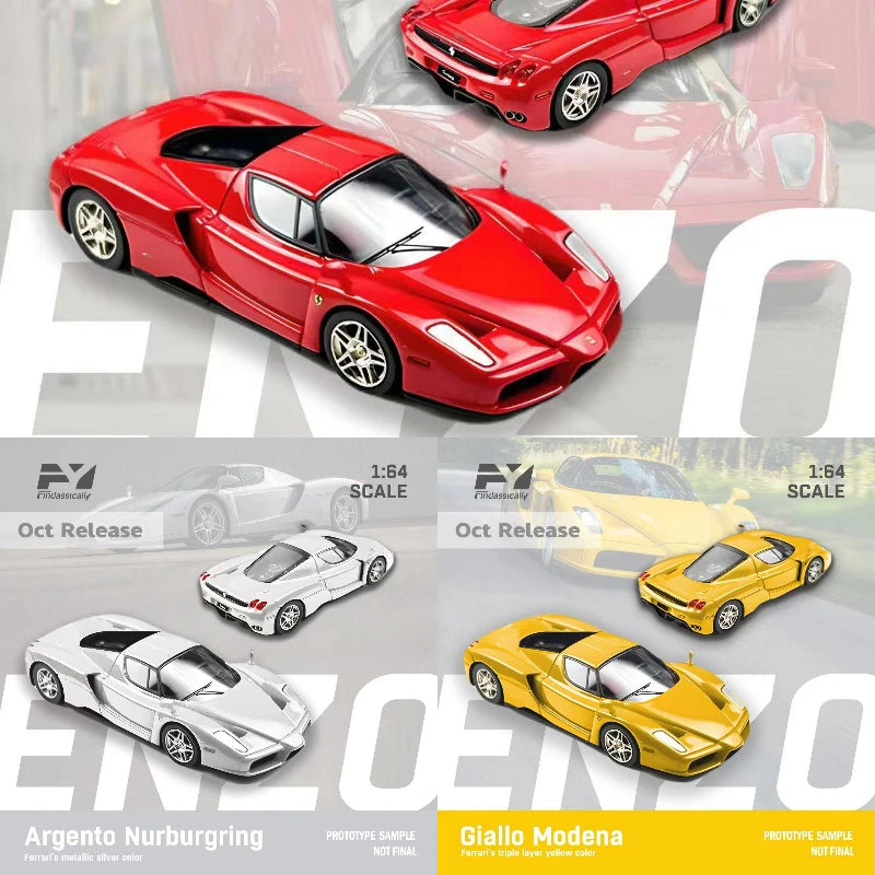 **Pre-Order** Findclassically FY 1:64 Enzo white limited500 Diecast Model Car
