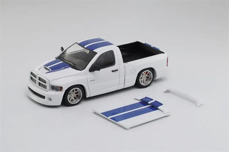Shoom64 1:64 Dodge RAM SRT-1 White Die-Cast Car Model Miniature Gifts