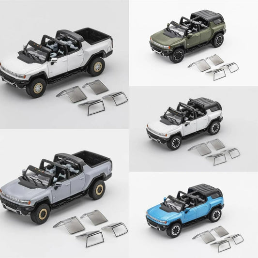 GCD 1:64 Hummer EV PickUp / SUV LHD limited600 Diecast Model Car