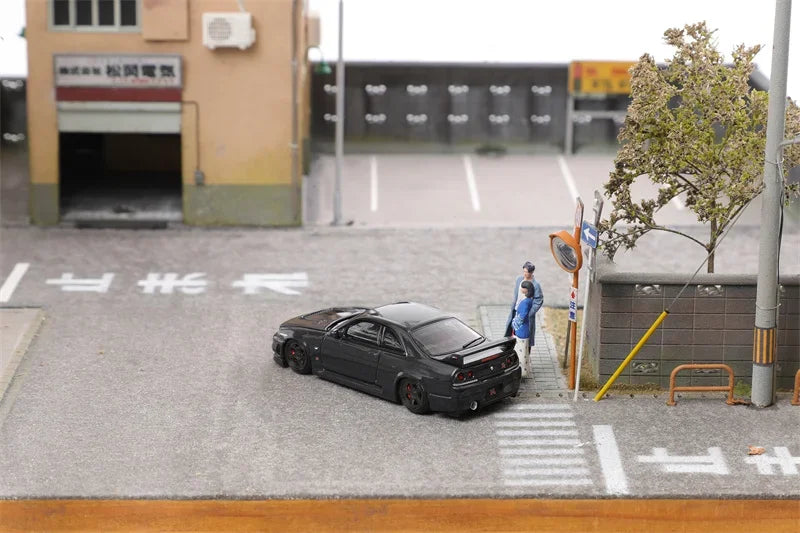 Focal Horizon FH 1:64 Skyline GT-R R33 Nismo 400R Full Carbon Black Limited999 Diecast Model Car