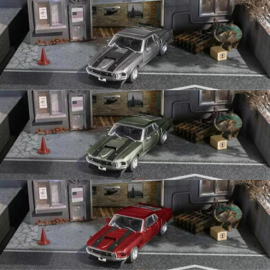 [PreSale]  The Tuner 1:64 Mustang Boss 429  1969 7.0L V8 Diecast Model Car