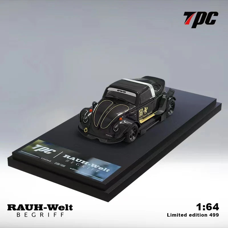 TPC 1:64 RWB Beetle JPS Black Gold limited499 Diecast Model Cars