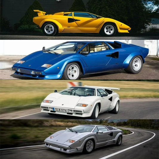 Finclassically 1:64 Countach LP 5000 limited799 Diecast Model Car