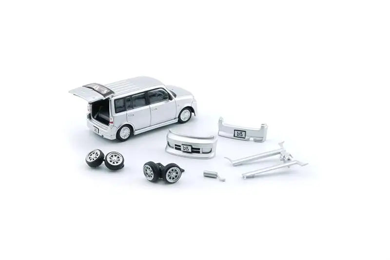 **Pre-Order** BM Creations 1:64 2000 bB Silver (LHD) Diecast Model Car