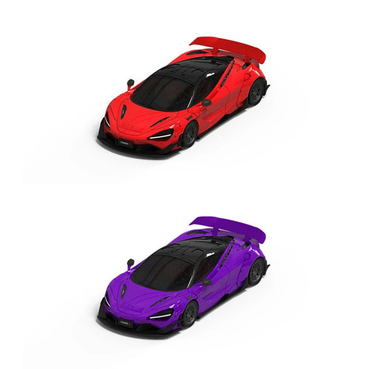 SUPCAR SC 1:64 720S purple / red limited999 Diecast Model Car