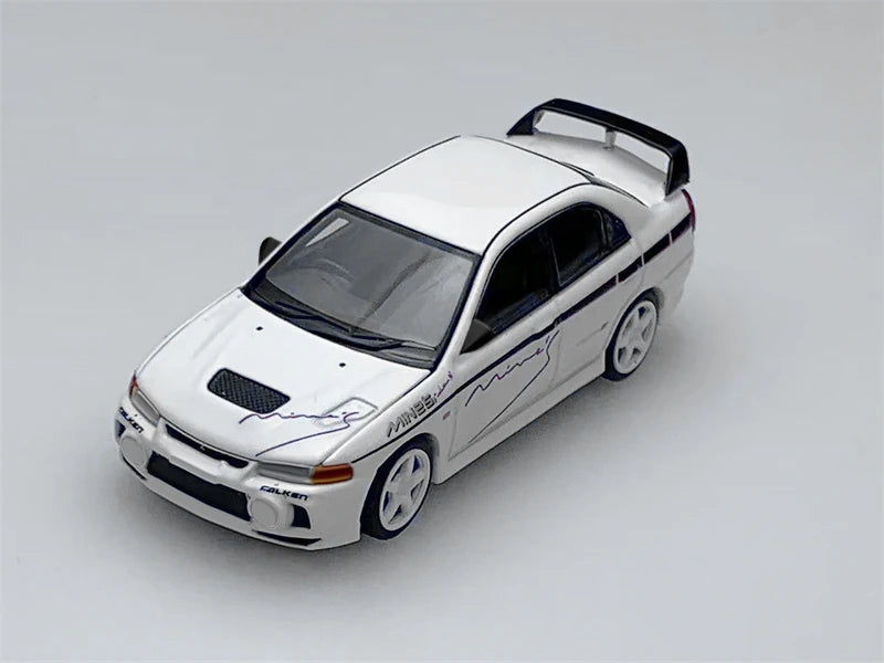 PreSale MOTORHELIX 1:64 Lancer Evolution lV GSR Mine's Livery Diecast Collector's Vehicle Model Car M64021 gift idea