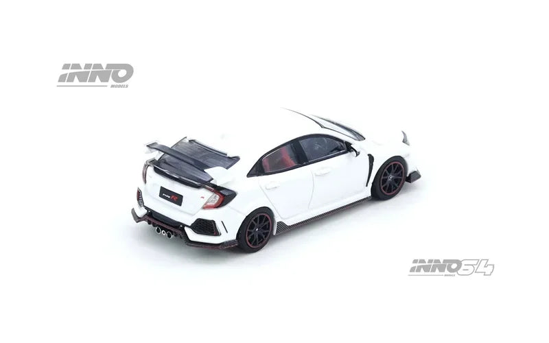 INNO64 1:64 CIVIC TYPE-R (FK8) White Collection Miniature DieCast Model Car