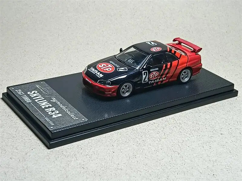 **Pre-Order** Model Collect MC 1:64 Skyline GT-R R34 25GT Turbo Advan STP Diecast Model Car