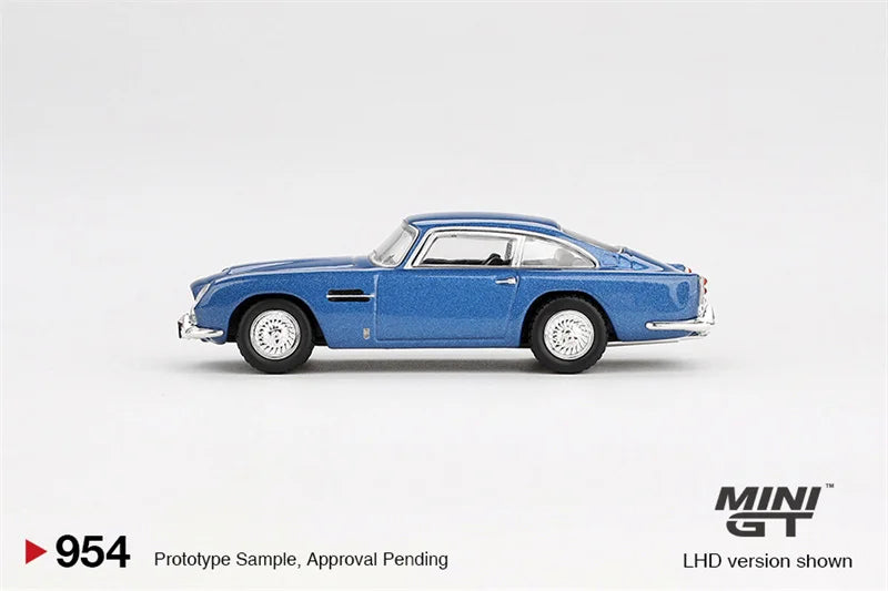 MINI GT 1:64  DB5 Sierra Blue LHD Diecast Model Car