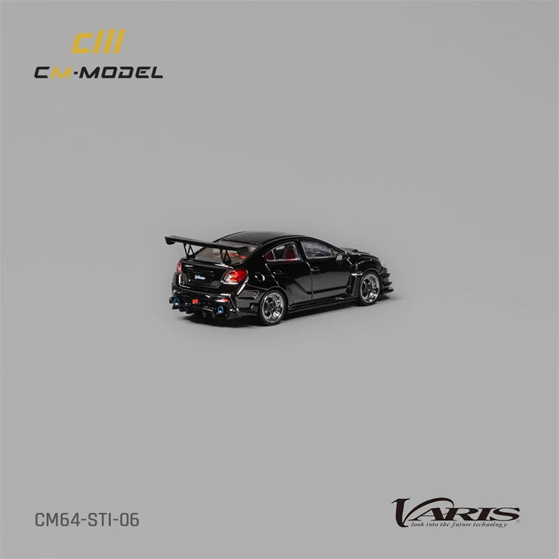 **Pre-Order** CM MODEL 1:64 Varis WideBody 1.0 Chome Black Diecast Model Car