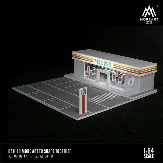 MoreArt  1:64 7-ELEVEN SCENE MODEL Dioramas 7-11