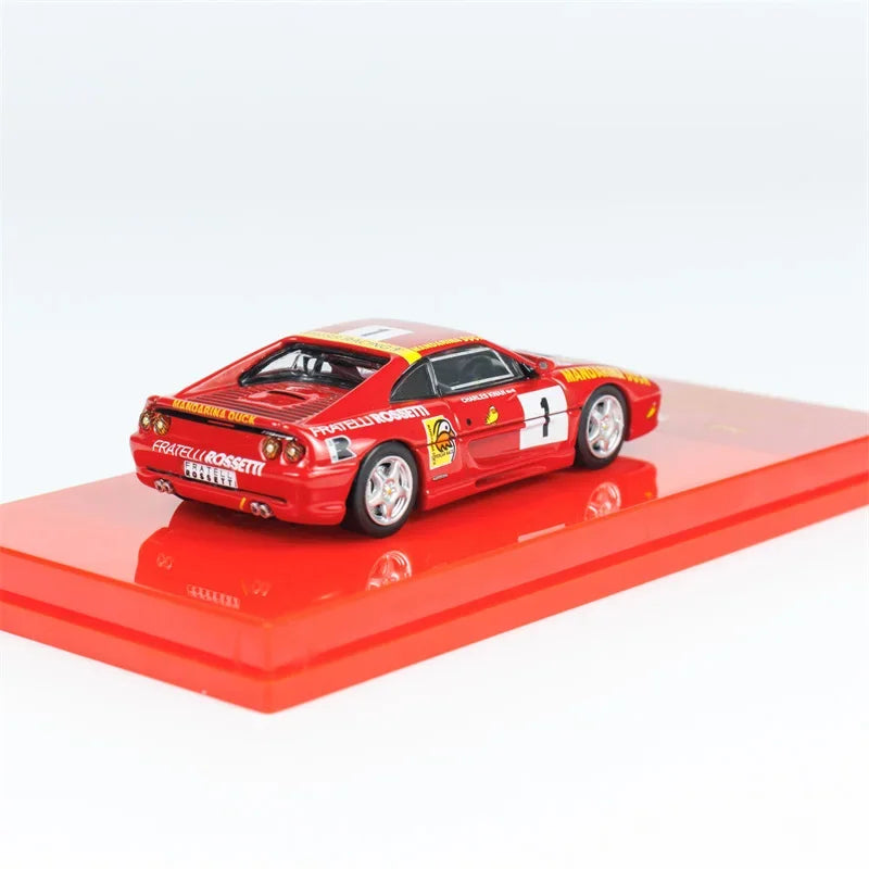 **Pre-Order** Tarmac Works 1:64 F355 Challenge#1 2024 Exhibition edition Red Diecast Model Car