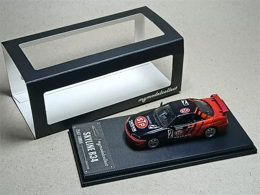 **Pre-Order** Model Collect MC 1:64 Skyline GT-R R34 25GT Turbo Advan STP Diecast Model Car