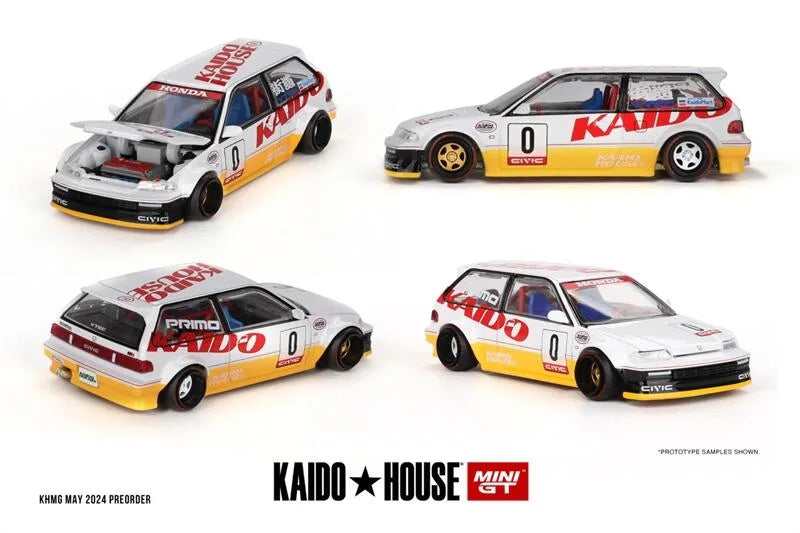 **Pre-Order** Kaido House x MINI GT 1:64 NSX Datsun 510 Civic LHD Figurine Diecast Model Car