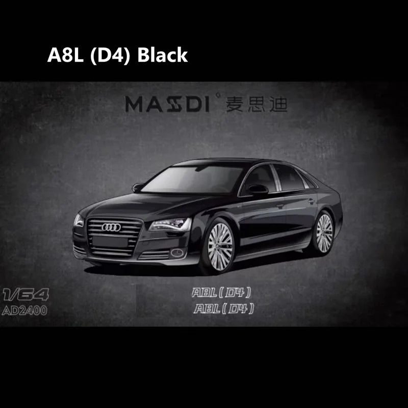 [PreSale] MASDI 1:64 A8 D4 Range Rover 20  Diecast Model Car
