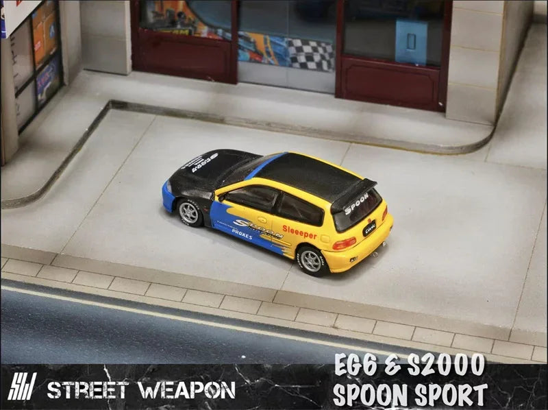 SW 1:64 EG6 / S2000 SPOON Limited499 Die-Cast Car Model Collection Miniature