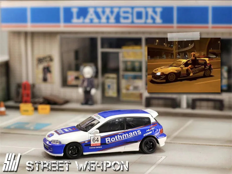 SW 1:64 Spoon EG6 limited499 Diecast Model Car