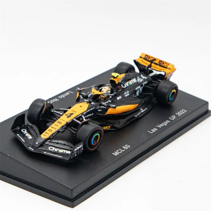 Spark Sparky 1:64 F1 2023 W13E A523 MCL60 RB19 2024 BWT A524 C44 RB20 MCL38 Haas VF24 W15E Racing Diecast Model Car