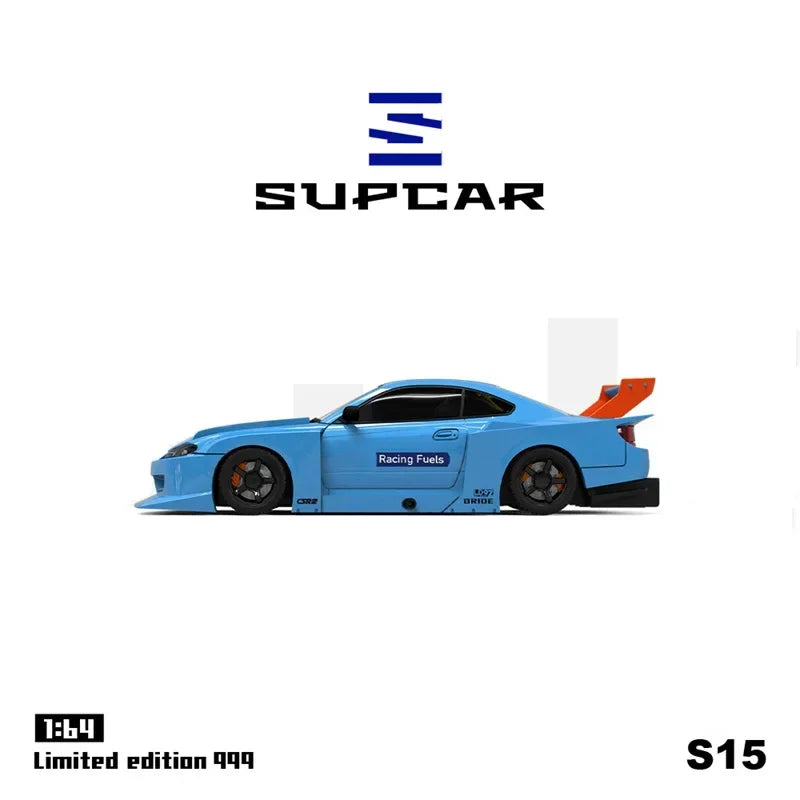 PreSale SUPCAR 1:64 LB Silvia S15 RedWhite / Blue Collection Miniature Diecast Metal Model Car