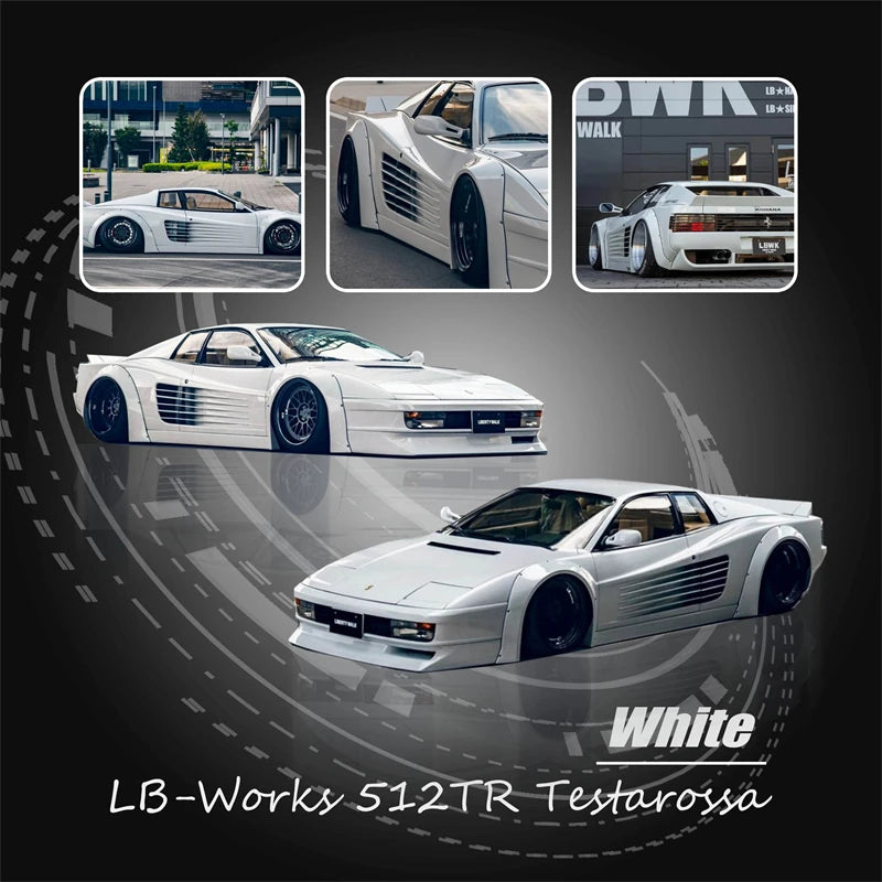 **Pre-order** Star Model 1:64 LBWK LB-Works 512TR Testarossa Limited999 Diecast Model Car