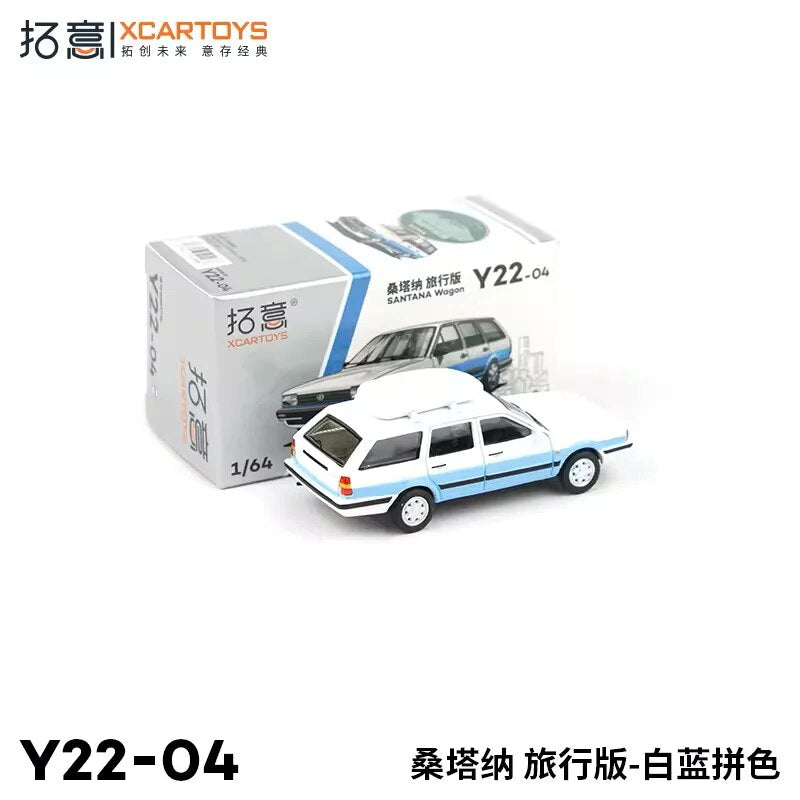 XCarToys 1:64 SANTANA wogon blue white Diecast Model Car